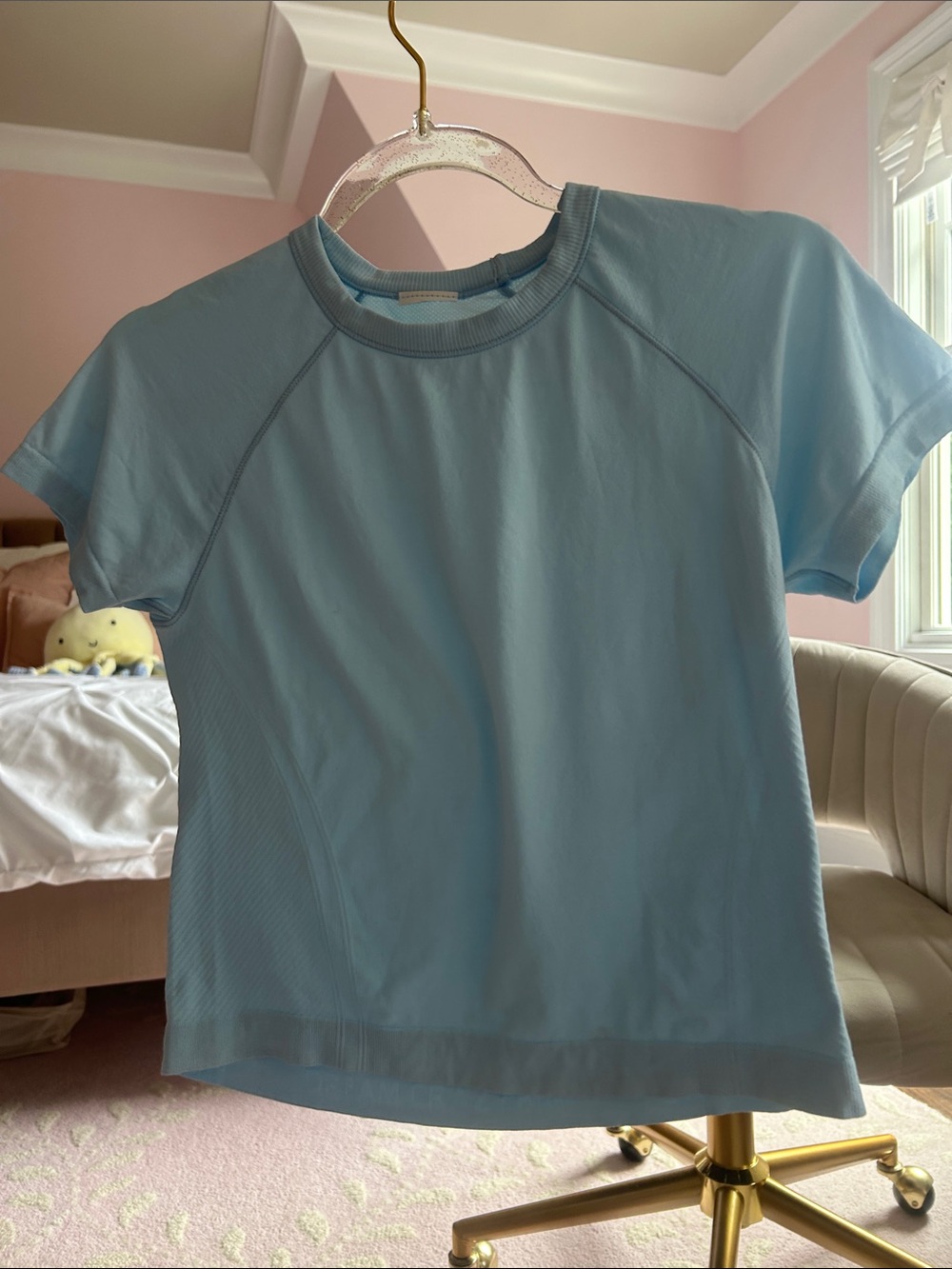 Athleta Sky Blue Short-Sleeve Performance Tee